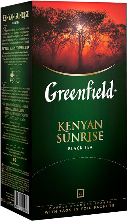 

Чай черный Greenfield Kenyan Sunrise 25пак