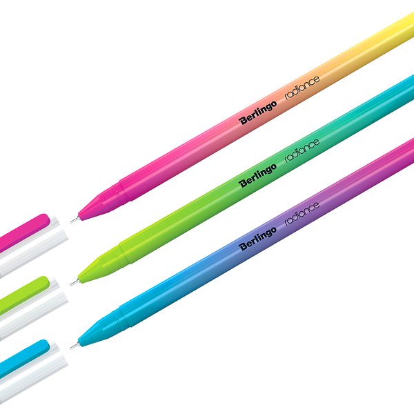 Ручка Шариковая Radiance 0,7мм,синяя ТМ Berlingo (Берлинго) , в ассортименте