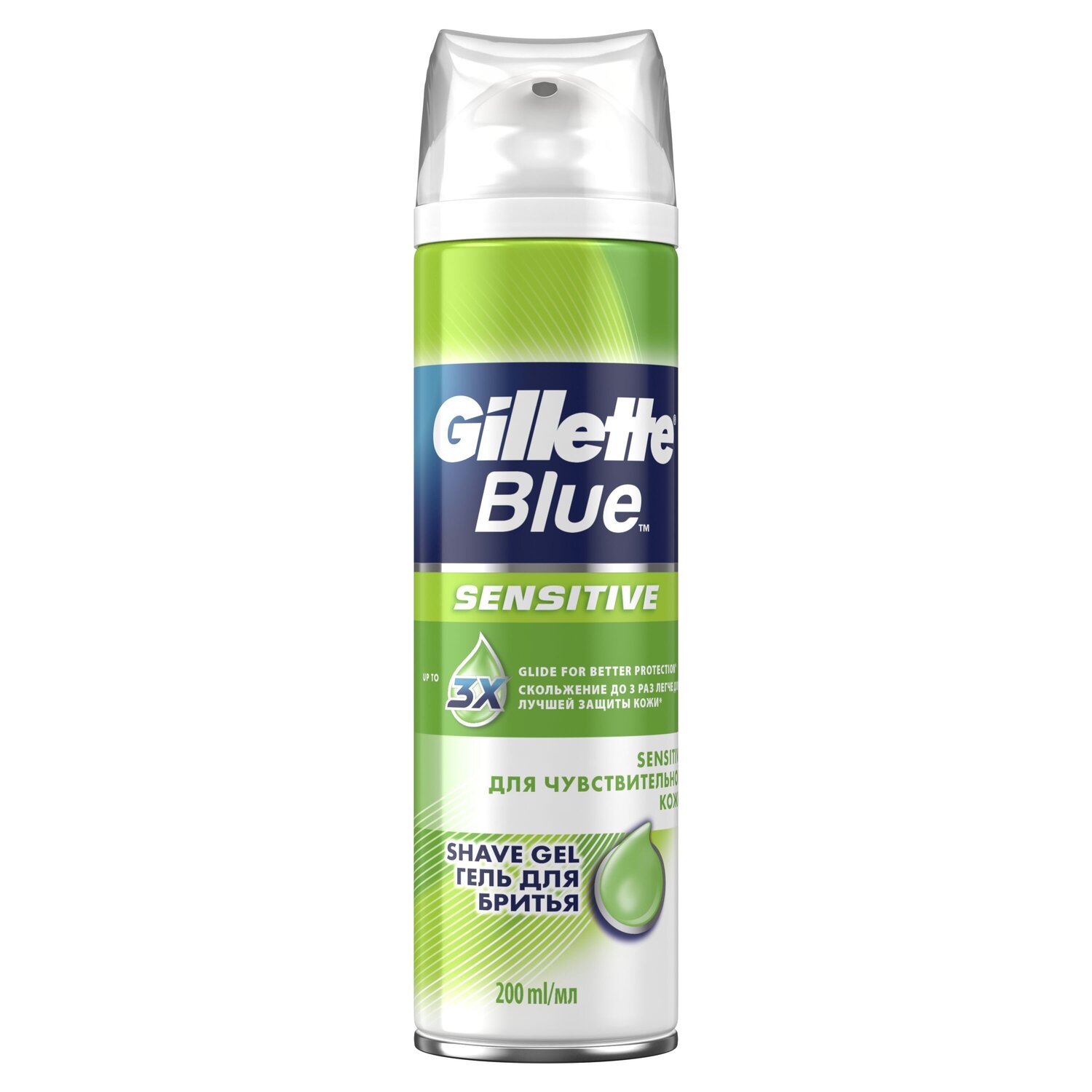 

Гель для бритья Gillette Blue для чувствительной кожи мужской 200 мл
