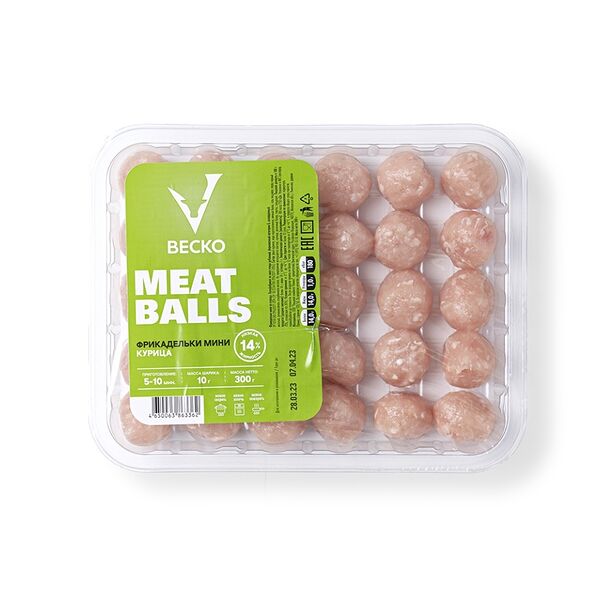 Фрикадельки мини из курицы Веско 300г, Россия