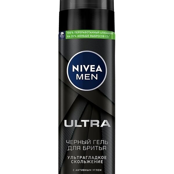 Гель для бритья Nivea Men Ultra с Активным Углем 200 мл
