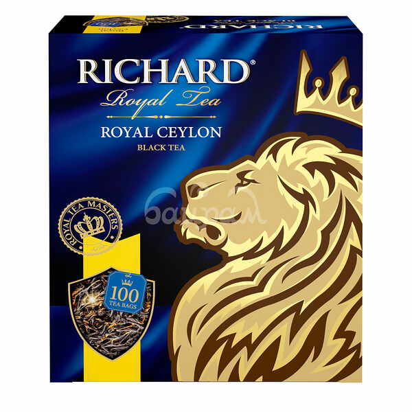 Чай Richard 100*2гр Royal Цейлон Черный Байховый