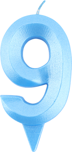 

Свеча ХАМЕЛЕОН Цифра 9 Грань, золото