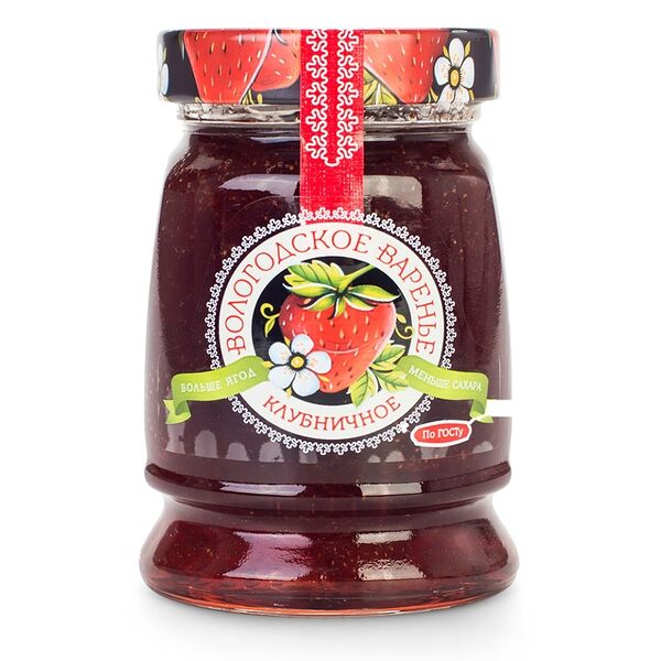 Варенье клубничное Вологодское 370 г
