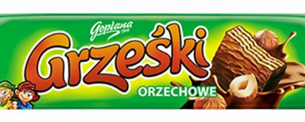 Вафли Goplana Grzeski ореховые с начинкой глазированные