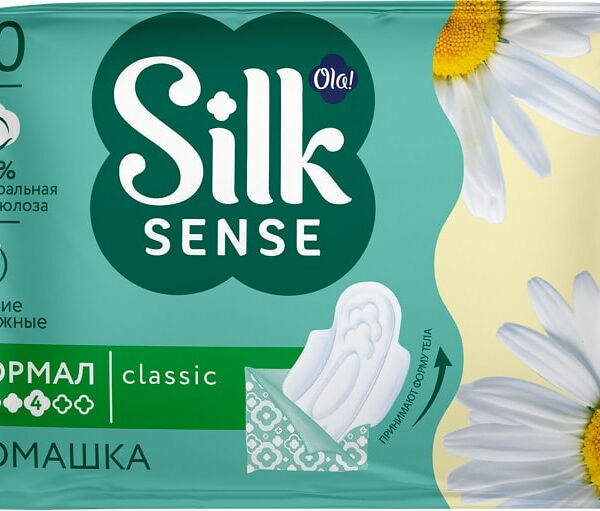 Прокладки Ola! Silk Sense Classic deo Normal с ромашкой 10шт