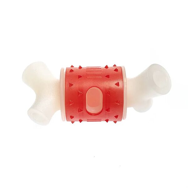 Игрушка для собак Косточка с диспенсером для лакомств 12 см