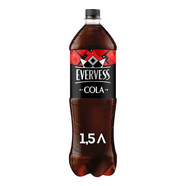 Evervess Evervess Cola газированный напиток, бутылка 1,5л