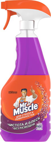 

Средство Mr.Muscle Лаванда для мытья стёкол и поверхностей 500 мл