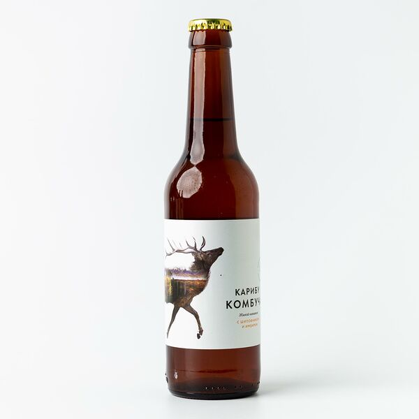 Карибу комбуча Шиповник-Имбирь