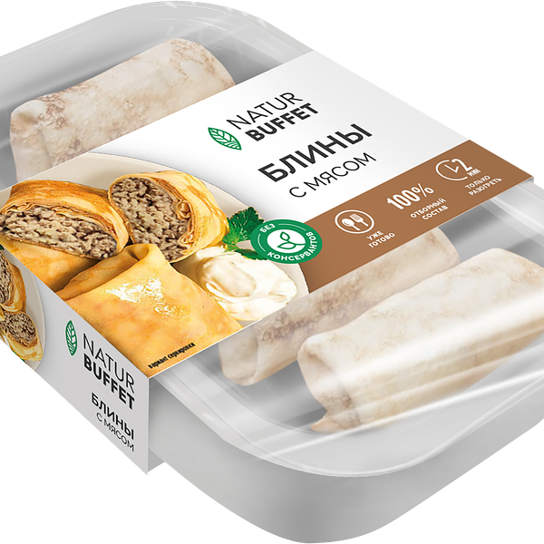 Блины НАТУРБУФЕТ с мясом