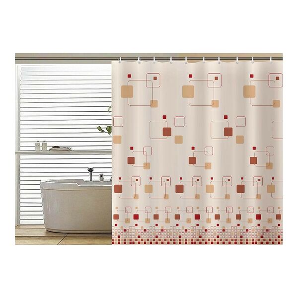 Занавеска для ванной комнаты Мозаика, 180х180 см, Peva