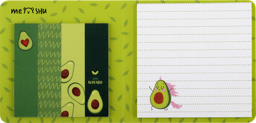 

Флажки-закладки Meshu Avocado самоклеящиеся блоки, 7,4х7,4см, 6х1,5см, 25листов, Арт. MS_87859