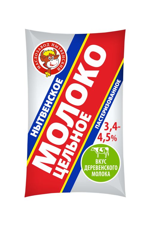 

Молоко Маслозавод Нытвенский пастеризованное 3.4- 4.5% 900 мл