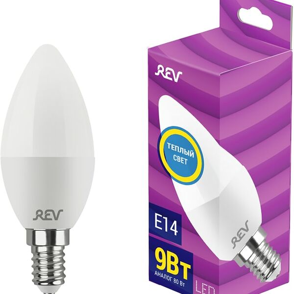 Лампа светодиодная REV E14 9Вт