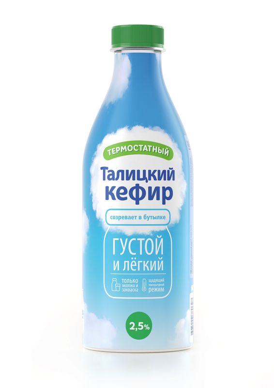 

Кефир Талицкий термостатный 2.5% 1 л
