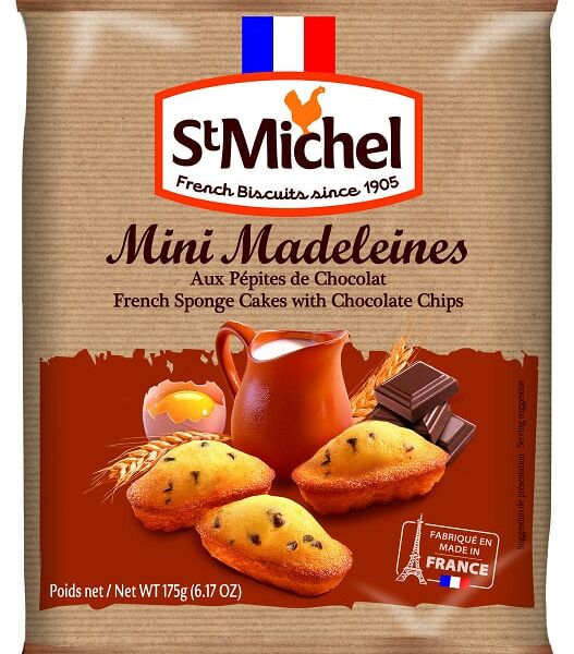 Бисквит St Michel Мадлен французский традиционный с кусочками шоколада 175г
