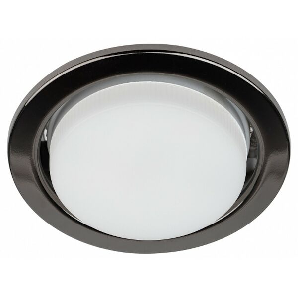 Светильник встраиваемый ЭРА KL35, GХ53, 220В, 13Вт, металл, черный