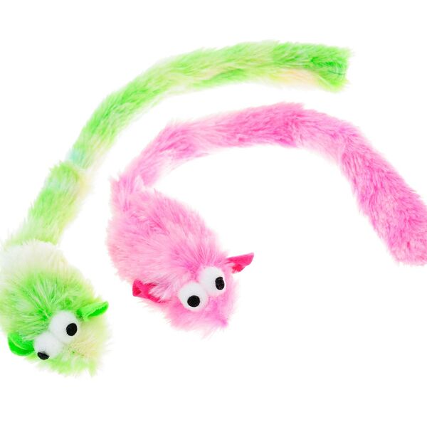 Игрушка для кошек Мышь с длинным хвостом 36 см (2 шт)