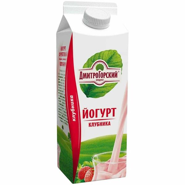 Йогурт ДмитроГорский продукт Клубника 1,5%