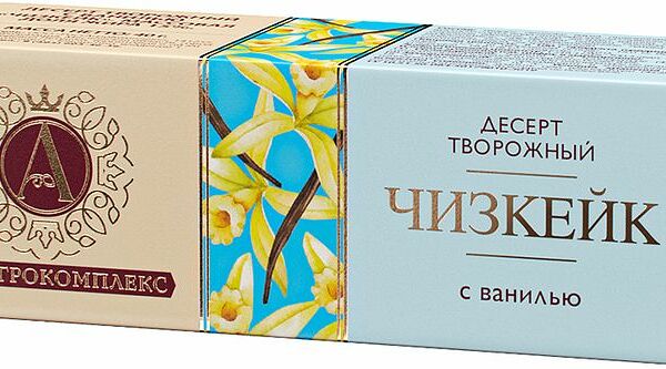 Десерт творожный А. Ростагрокомплекс Чизкейк с ванилью 15% 40г