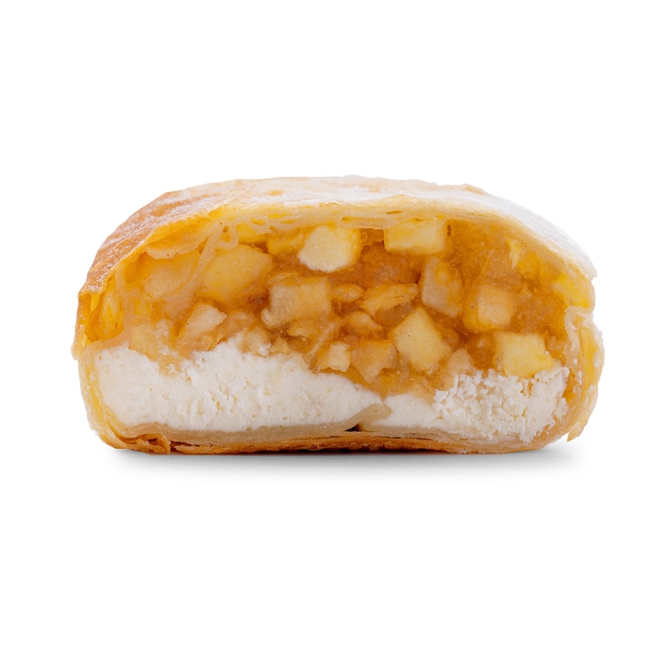 

Штрудель творожно-яблочный от шеф-пекаря АВ 155г