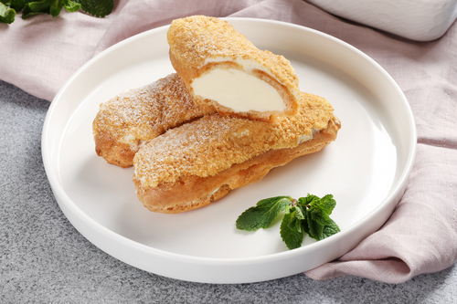 

Набор пирожных Лента Fresh Эклер, в обсыпке, с масляным кремом 210 г