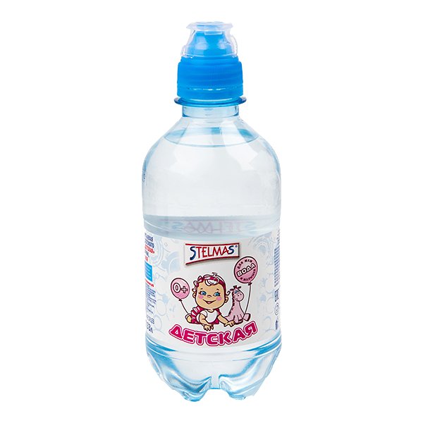 Вода Stelmas питьевая детская негазированная 0+ 0.33 л