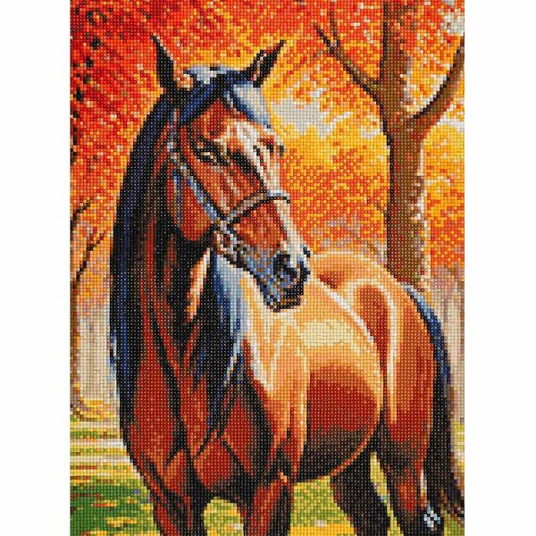 Cr 340182 Алмазная мозаика 'Конь Буран', 30х40, Cristyle