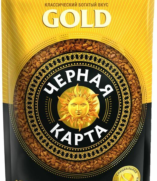 Кофе растворимый Чёрная карта Gold