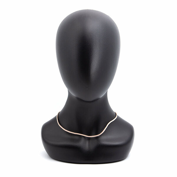 65237 Шнур с замком велюр, 2мм, 43см.(6029 бежевый)