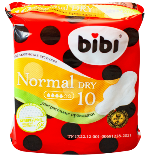 

Прокладки BIBI Normal Dry, 10шт