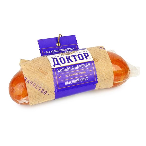 Колбаса вареная Доктор высший сорт Царицынский МПК