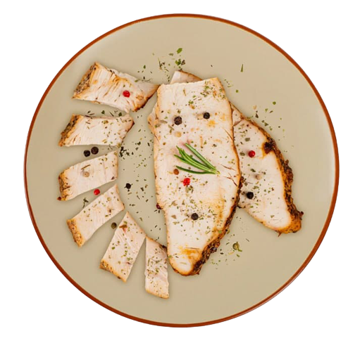 запеченное филе индейки на противне с травами