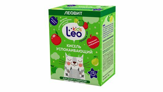 Кисель Леовит Leo Kids успокаивающий от 1 года 12 г 5 шт