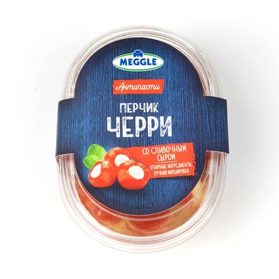 Перчик черри Meggle со сливочным сыром 210 г