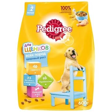 Сухой корм для щенков с 2 месяцев Pedigree курица