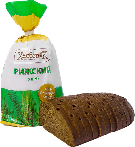 

Хлеб ОАО ХЛЕБОПЕК Рижский, в нарезке, половинка, 300г
