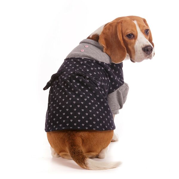 Толстовка-платье для собак XL синий (унисекс)