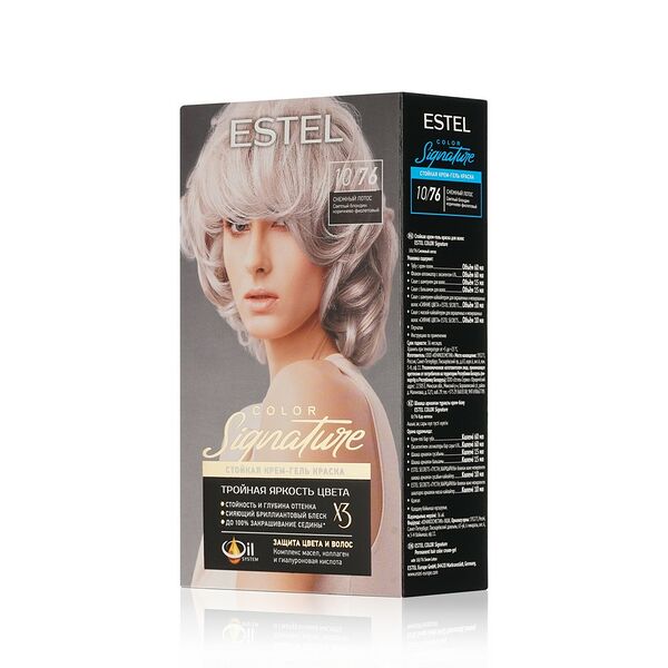 Стойкая краска для волос Estel Color Signature т.10/76 Снежный лотос 145 мл