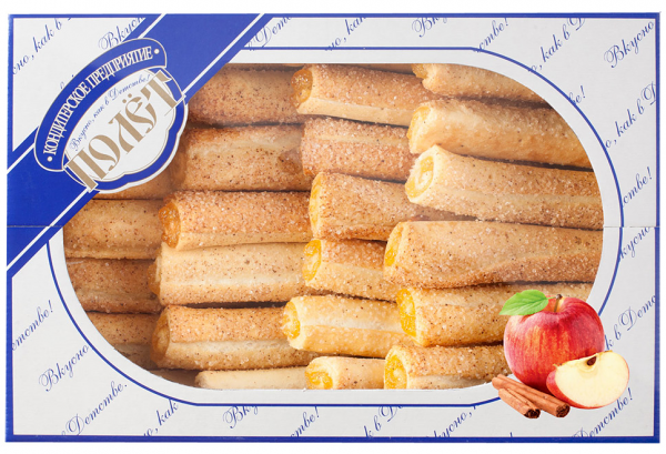 Печенье КП Полёт Лимоньерки с яблоком и корицей 500 г