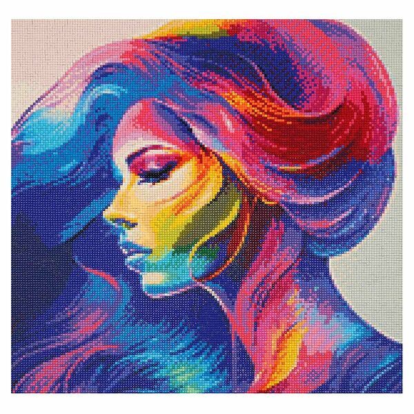 Cr440189 Алмазная мозаика 'Девушка Галактика', 40х40, Cristyle