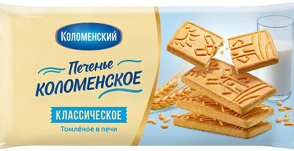 Печенье Коломенское сахарное Классическое 120г