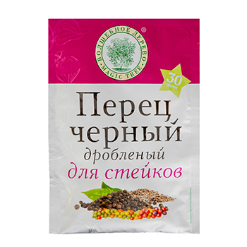 

Перец черный (дробленый) "Волшебное дерево" 30 г, Россия