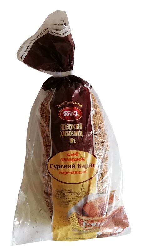 

Хлеб заварной ХЛЕБОЗАВОД ПЕНЗЕНСКИЙ №2 Сурский барин, в нарезке