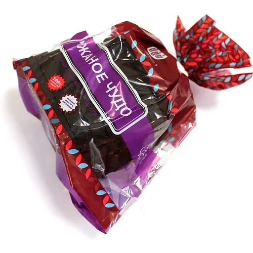 Хлеб ржано-пшеничный Инской хлебокомбинат Ржаное Чудо в нарезке