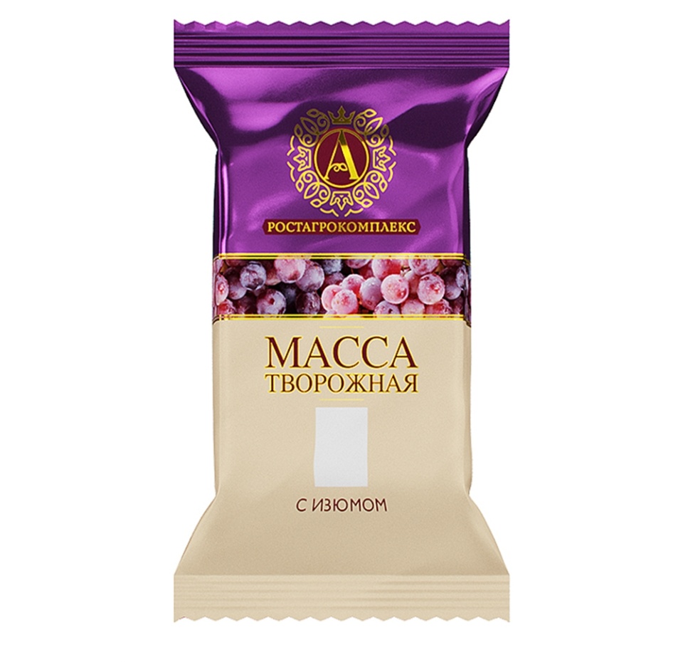 

Масса творожная А. Ростагрокомплекс изюм 20%, 180 г
