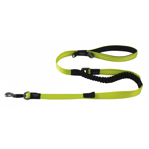 Поводок Rogz 2в1 с системой антирывок длинный, размер XL, 2,5 см х 1,2 м, желтый