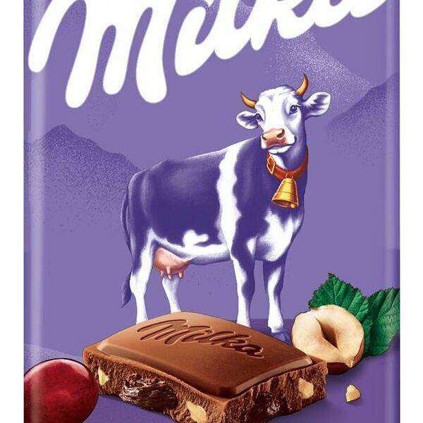 Шоколад Milka Молочный с Фундуком и Изюмом