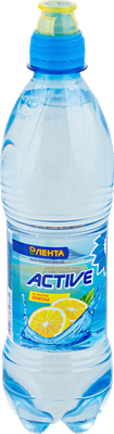 Напиток ЛЕНТА со вкусом лимона негазированный, 0.5л
